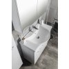 Aqualine ZARA 80 keramické umyvadlo nábytkové 79,5x46cm, bílá 10080