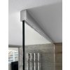 Polysan ARCHITEX sada pro neviditelné uchycení skla, podlaha-stěna-strop, 1610x2600mm, leštěný hliník AL2616