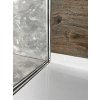 Polysan ARCHITEX sada pro neviditelné uchycení skla, podlaha-stěna-strop, 1610x2600mm, leštěný hliník AL2616