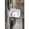 Aqualine ANTIK keramické umyvadlo, 58x47 cm, bílá AK102