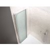 Aqualine WILA vanová zástěna 900x1400 mm skládací, chrom, čiré sklo AQ5742