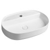 Isvea INFINITY OVAL keramické umyvadlo na desku, 60x40cm, bílá, II. jakost