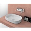 Isvea INFINITY OVAL keramické umyvadlo na desku, 55x36 cm, bílá II. jakost