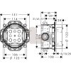Hansgrohe Podomítkové těleso Hansgrohe Ibox bez baterie 01800180