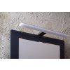 Sapho FELINA LED svítidlo, 10 W, 458x15x112 mm, IP44, chrom FE045