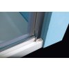 Polysan EASY sprchové dveře otočné 880-1020mm, čiré sklo EL1715
