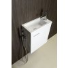 Sapho Vyústění pro baterie 1209-05 a 1209-09 k umístění na bok skříňky, chrom SG204