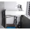 Sapho Vyústění pro baterie 1209-05 a 1209-09 k umístění na bok skříňky, chrom SG204