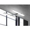 Sapho ESTHER LED nástěnné svítidlo, 6 W, 280x62x131 mm, IP44, chrom E26374CI