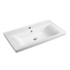 Aqualine SAVA 80 keramické umyvadlo nábytkové 80x46cm, bílá 2080
