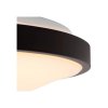 LED stropní svítidlo DASHER do koupelny - Ø 41 cm - 1x24W 2700K - IP44 - Senzor pohybu & Den/Noc - Černá