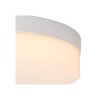 LED stropní svítidlo BISKIT do koupelny - Ø 40 cm - 1x36W 2700K - IP44 - Senzor pohybu & Den/Noc - Bílá