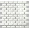 Premium Mosaic Keramická mozaika Premium Mosaic bílá 30x30 cm lesk MOS2348WH