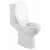 Sapho HANDICAP WC kombi zvýšený sedák, Rimless, zadní odpad, bílá K11-0221
