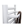 Aqualine Sušák ručníků na otopná tělesa 46cm rovný, bílá IDR-50