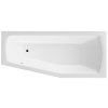 Aqualine OPAVA vana 160x70x44cm, pravá, bílá A1671