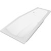 Aqualine OPAVA vana 170x70x44cm, pravá, bílá A1771