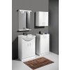 Aqualine SIMPLEX ECO 60 umyvadlová skříňka včetně umyvadla 58,5x83,5x30,7cm SIME600