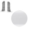 SALAG AP28 koncovka L+P k liště NGF56, PVC bílá, 56 mm, 1 pár NGTK00