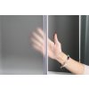Aqualine ALAIN čtvercová sprchová zástěna 900x900mm, sklo Brick BTQ900