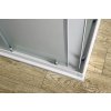 Aqualine ALAIN čtvercová sprchová zástěna 800x800 mm, sklo Brick BTQ800