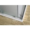 Aqualine ALAIN čtvercová sprchová zástěna 700x700 mm, sklo Brick BTQ700