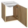 Aqualine ZOJA/KERAMIA FRESH umyvadlová skříňka 40x50x32cm, dub platin 51048DP