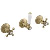 Sapho ANTEA podomítková sprchová baterie, 2 výstupy, bronz SET305-106