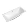 Swiss Aqua Technologies Obdélníková vana SAT Feel 180x80 cm smaltovaná ocel levá i pravá SATVFEEL180DUO