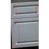 Aqualine FAVOLO umyvadlová skříňka 52x72,5x44cm, bílá mat II. jakost