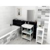 SUPERCERAMICA CAMALEONTE obklad Decor Mix Negro 20x60 (1,44 m2) CAM002