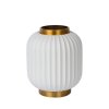 GOSSE Stolní lampa - Ø 19,5 cm - 1xE14 - Bílá