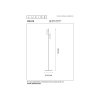 Lucide 79781/10/30 PHILON stojací lampa Led 2x4.5W/2x380LM černá