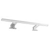 Aqualine SERAPA LED svítidlo, 9W, 230V, 600x40x100mm, IP44, hliník, chrom SA148