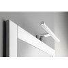 Aqualine KRONAS LED svítidlo, 6W, 230V, 400x40x100mm, IP44, plast, chrom KA400