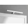 Aqualine KRONAS LED svítidlo, 6W, 230V, 400x40x100mm, IP44, plast, chrom KA400