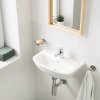 Grohe Umývátko GROHE Bau Ceramic 45,3x35,4 cm alpská bílá otvor pro baterii uprostřed 39424000