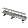 Alca Sprchový žlab Alca 75 cm nerez mat lines ALCAZLAB75LEM