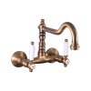 MORAVA RETRO - Umyvadlová/dřezová baterie, Stará mosaz (Bronz) MK502.5/28SM, RAV Slezák (Barva Stará mosaz (Bronz), Rozměr 100 mm)
