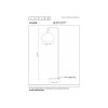 Lucide 34738/01/65 JULIUS lampa stojací E27/25W