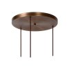Lucide TOLEDO závěsné svítidlo 3xE27/60W Copper/Glass Amber