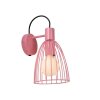 Lucide MACARONS nástěnná lampička 1xE27 růžová