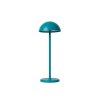Lucide JOY venkovní dobíjecí stolní lampa ø 12 cm 1x1,5W 3000K IP54 tyrkysová