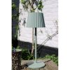Dobíjecí stolní stmívatelná LED venkovní lampa Lucide JUSTINE - 1x2W 2700K – IP54 – S bezdrátovou nabíjecí podložkou – Zelená