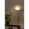 Lucide BISKIT - stropní světlo Koupelna - Ø 23 cm - LED - 1x12W 2700K - IP44 - Senzor pohybu & Den/Noc - Bílá