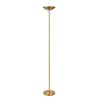 Lucide ZENITH - Stojací lampa - Ø 25,4 cm - LED - stmívatelné - 1x20W 3000K - zlatá / Mosaz