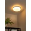 Lucide BISKIT - stropní svítidlo Koupelna - Ø 34,5 cm - LED - 1x24W 2700K - IP44 - Senzor pohybu & Den/Noc - Bí
