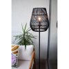 Lucide NERIDA - Stojací lampa vnitřní/venkovní - Ø 35 cm - 1xE27 - IP44 - černá