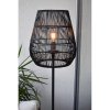 Lucide NERIDA - Stojací lampa vnitřní/venkovní - Ø 35 cm - 1xE27 - IP44 - černá