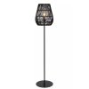 Lucide NERIDA - Stojací lampa vnitřní/venkovní - Ø 35 cm - 1xE27 - IP44 - černá